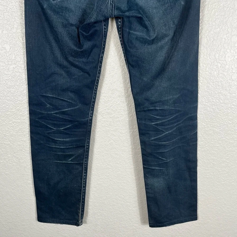 Rag & Bone Standard Issue Fit 2 Coated Navy - Picture 6 of 9